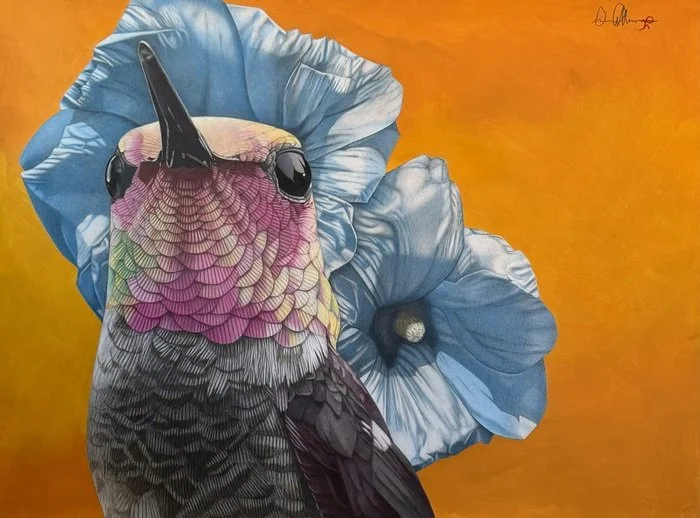 "The Duke" 
David Mason 
Color Pencil, Acrylic, and Graphite on Bristol Paper 
30" x 40" 2026 
$8,500 