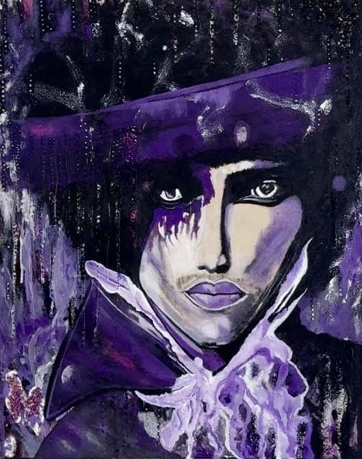 "Don’t Cry" 
Carla Fairchild 
Canvas-Acrylic paints with Crystal ls and Beads 
30" x 24" 
2026 
$495 