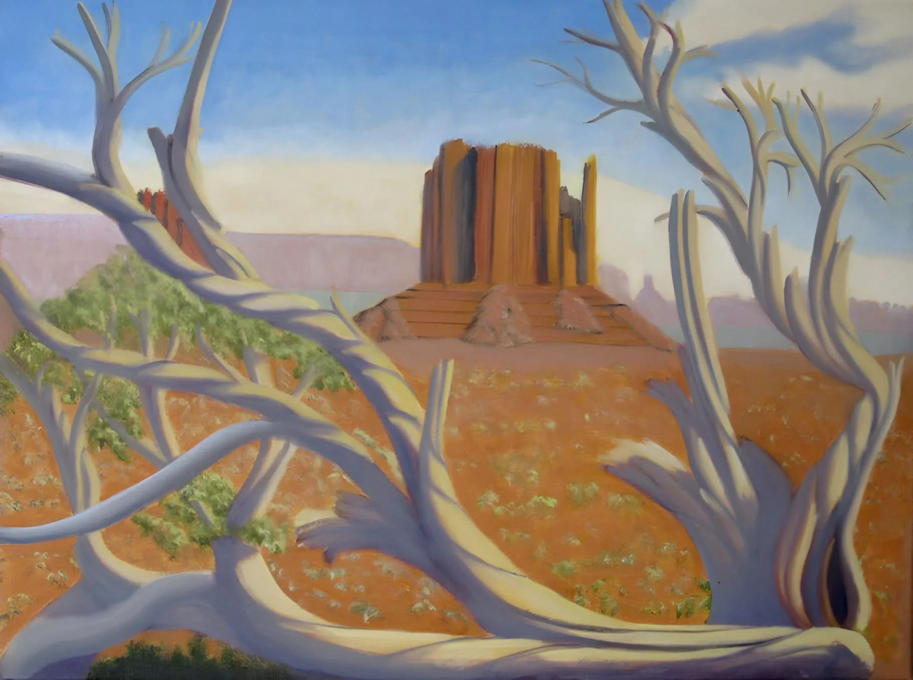 "Monument Valley Juniper" Roger Carver Oil on Canvas 
18" x 24" 
2024 $864 