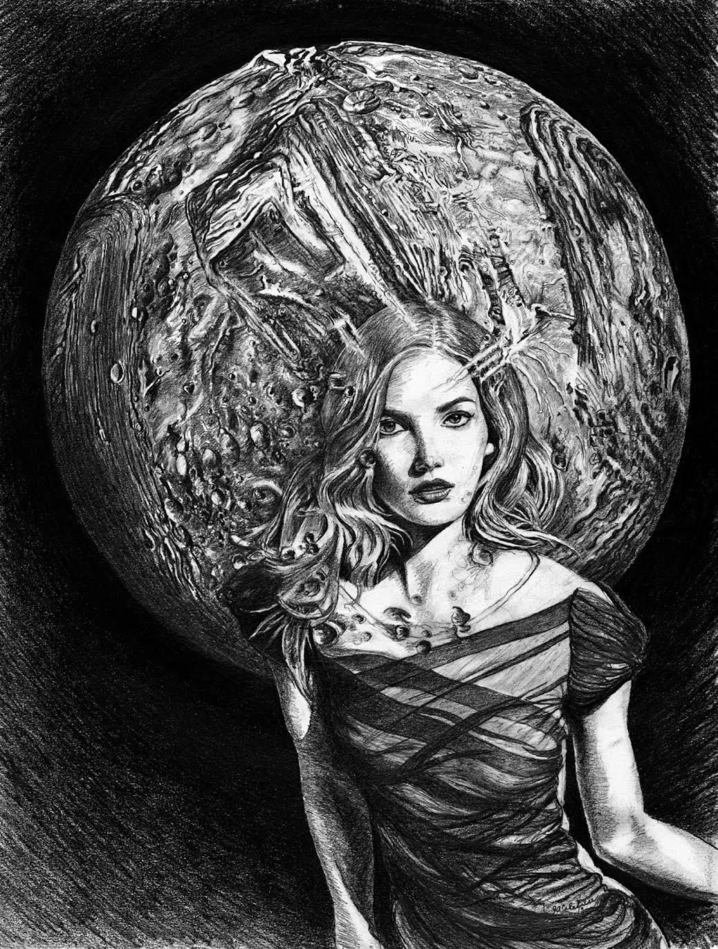 "Miranda Arising" John Calabrese  2nd Year Invitee  Denton, TX, USA Graphite Pencil on Paper 20" x 16" 2013 $1800 