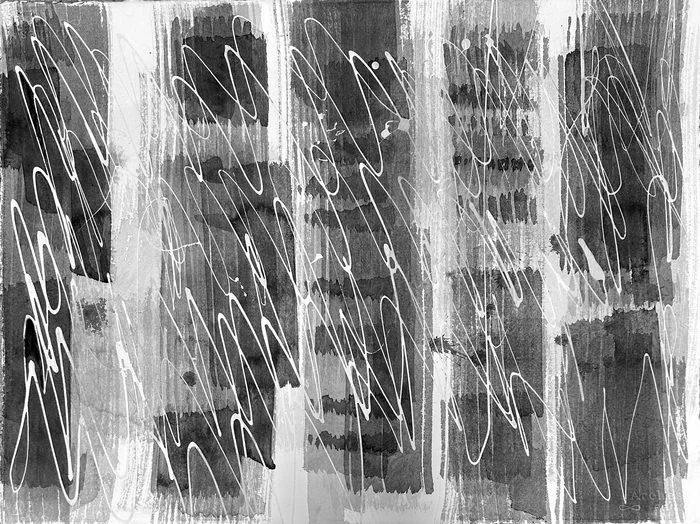 "#7 of Ball Moss Series" Lenice Colangelo Mixed Media 22" x 30" 
2024 $925