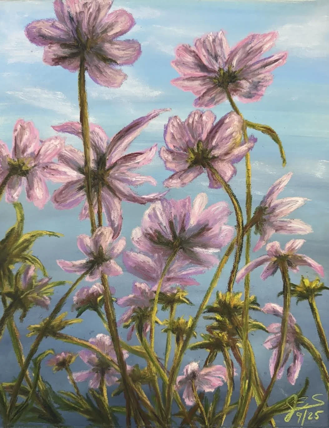 "Under the Cosmos" Jim Slavik Lakewood, CO, USA Soft Pastels 14" x 11" 2025 
$549 