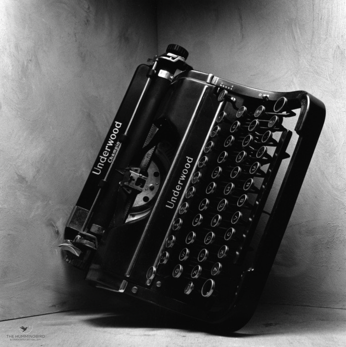 "Typewriter" Pieter de Koninck Silver Gelatin Print 10" x 10" 
2021 
$800 