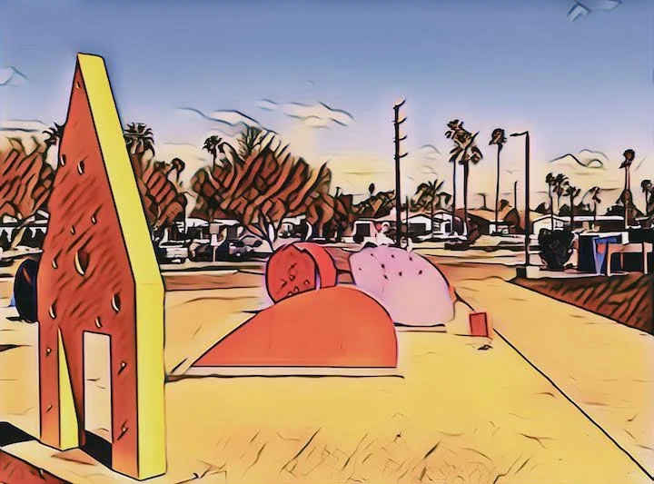 "A Sensation of Color and Sound" Jack Jones Mixed Media 8" x 12" 
2024 $600 