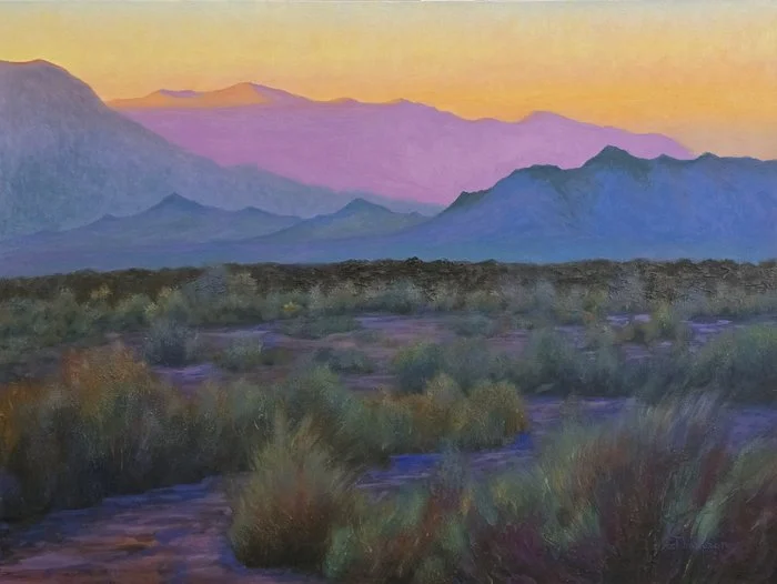 "Sunset on the Funerals" Gerald Thompson Oil 30" x 40" 
2026 $1,200 