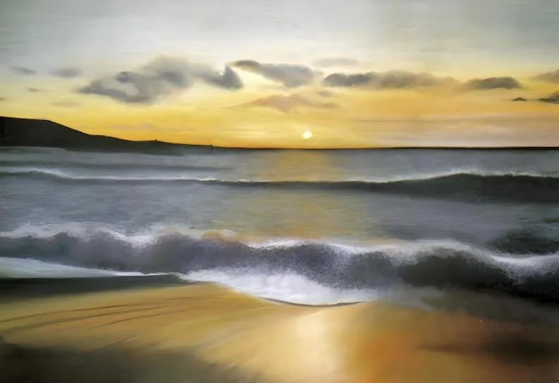 "Evening Sky" Joanna Levesley Soft Pastel 80 cm x 120 cm 
2000 NFS 