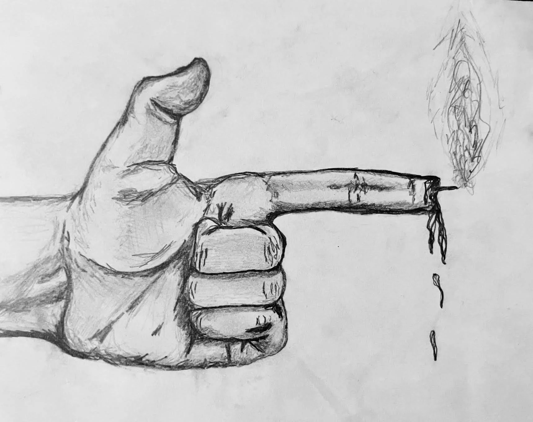 "Forever and After 1 (Pre-Painting Sketch)" 
Keri Barker Miller Pencil on Paper 4" x 6" 
2007 
NFS 