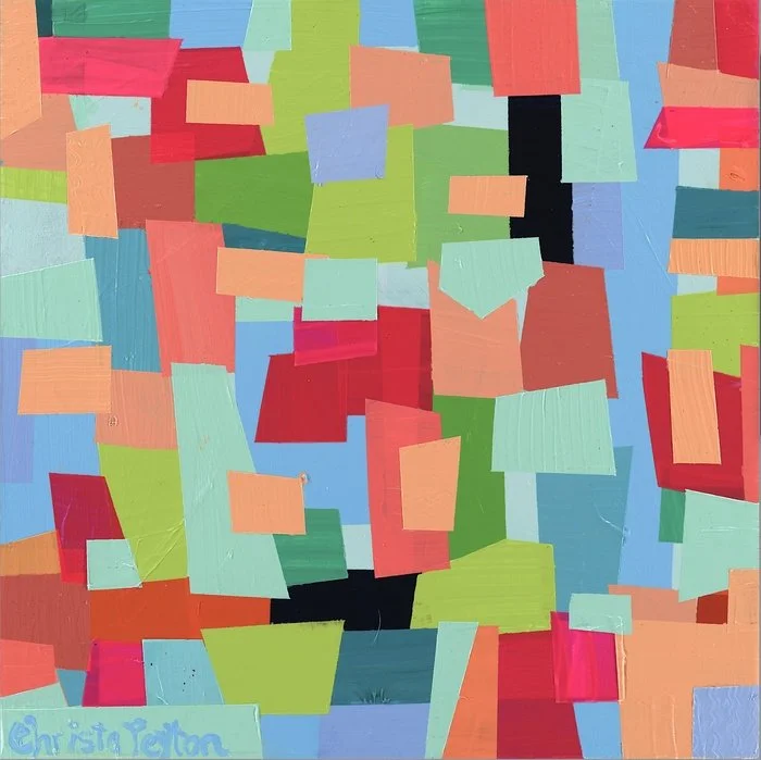 "Key Allegro" Christa Peyton 
Acrylic on Canvas 10" x 10" 
2024 
$200 