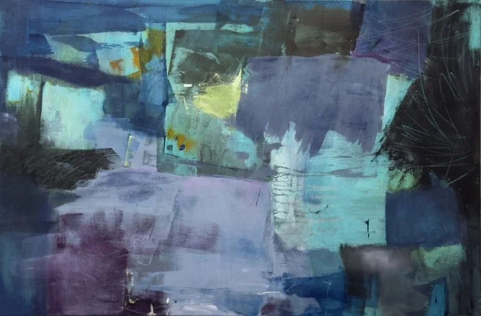 "Whoosh" 
Toby Cannon 
Acrylic 24" x 36" 
2025 
$750 