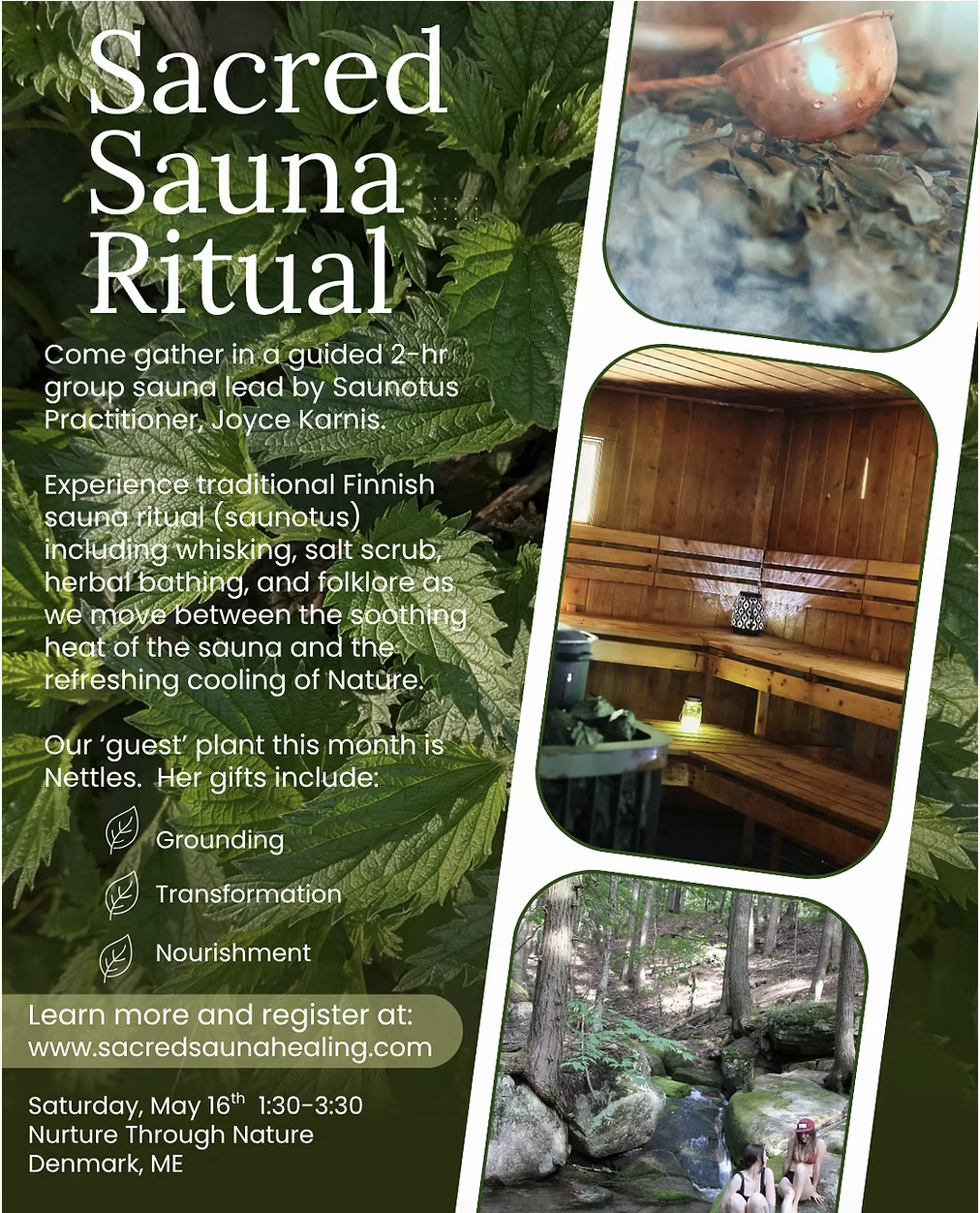 Sacred Sauna Ritual with Joyce Karnis 