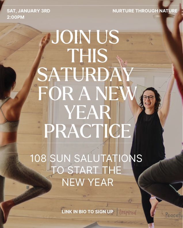 Ring in the new year with 108 sun salutations!