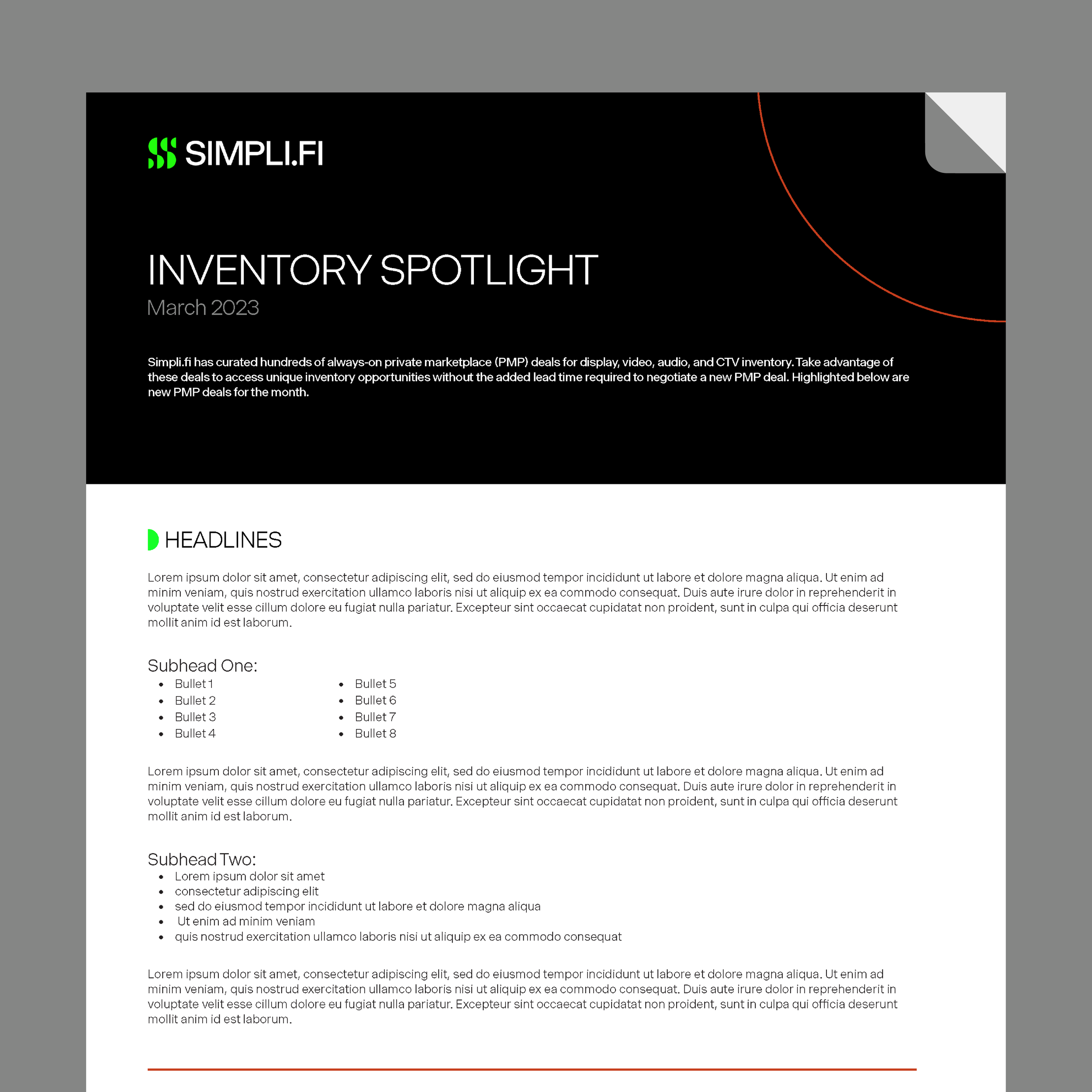 Inventory Spotlights | Simpli.fi