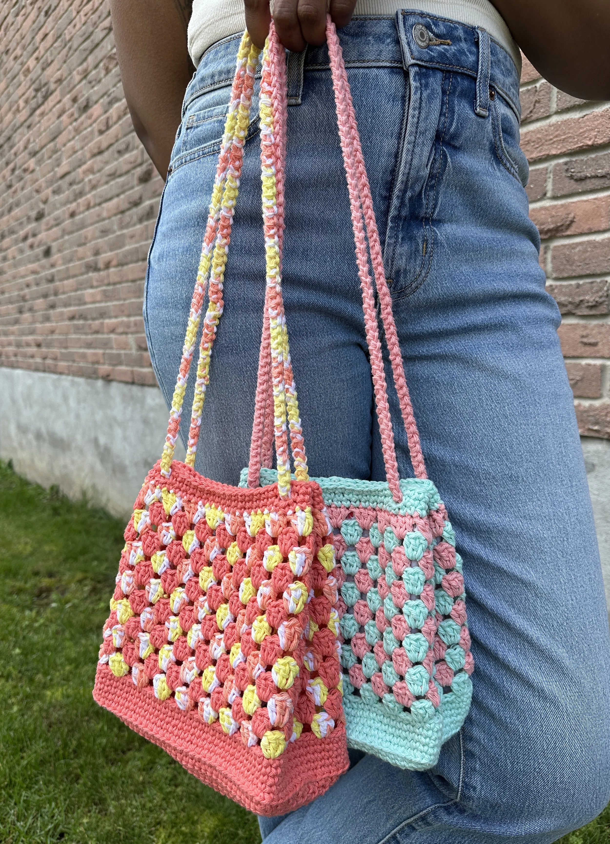 On the go bucket bag