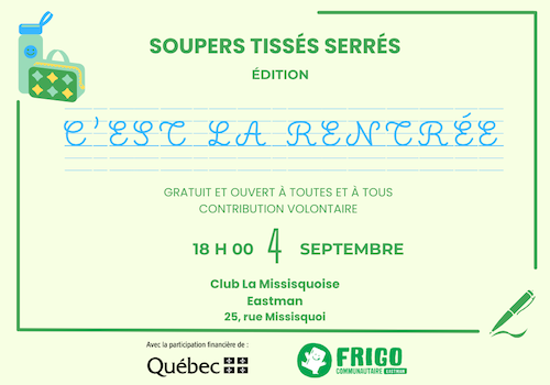 Affiche du souper TS du 4 septembre