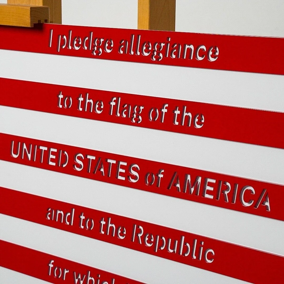 Introducing our Made-in-the-USA Metal Flag!
 
		Crafted with pride right here in the United States, our metal flag is a symbol of American craftsmanship and patriotism. Here's what makes it special:
 
 🔩 Sourced, cut, and assembled in the USA
 🎨 Po