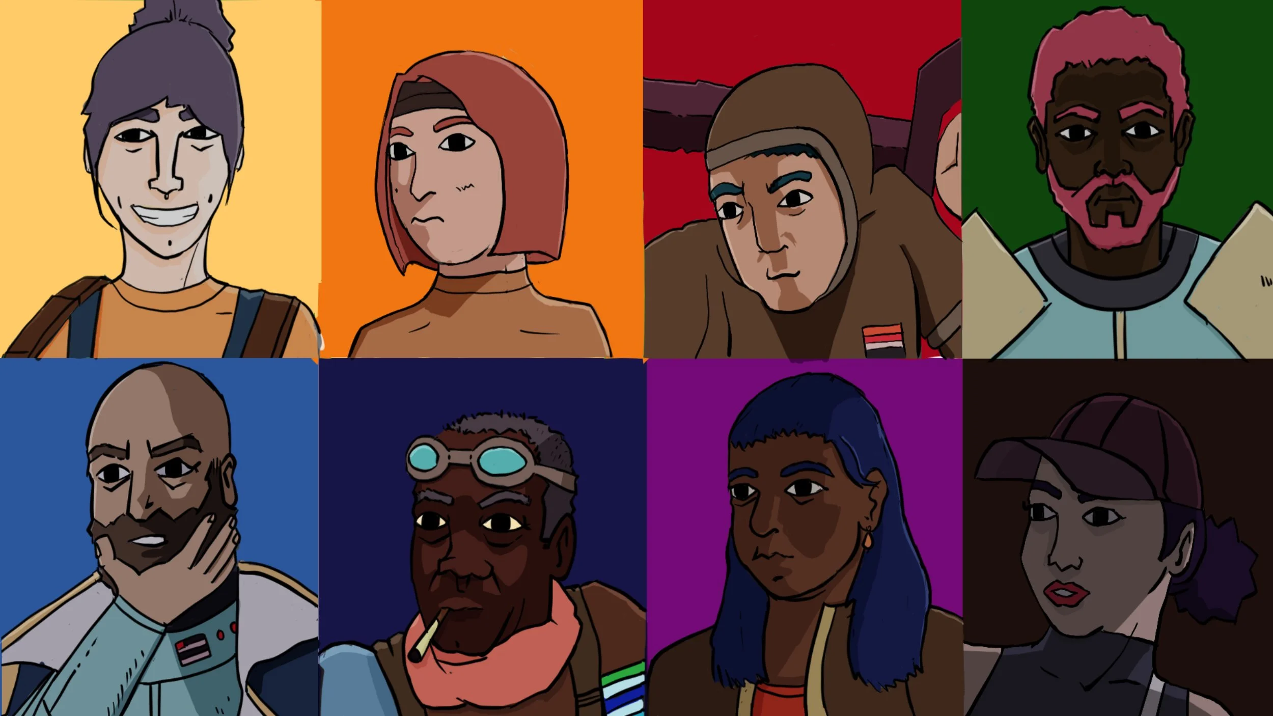 Colour and characters