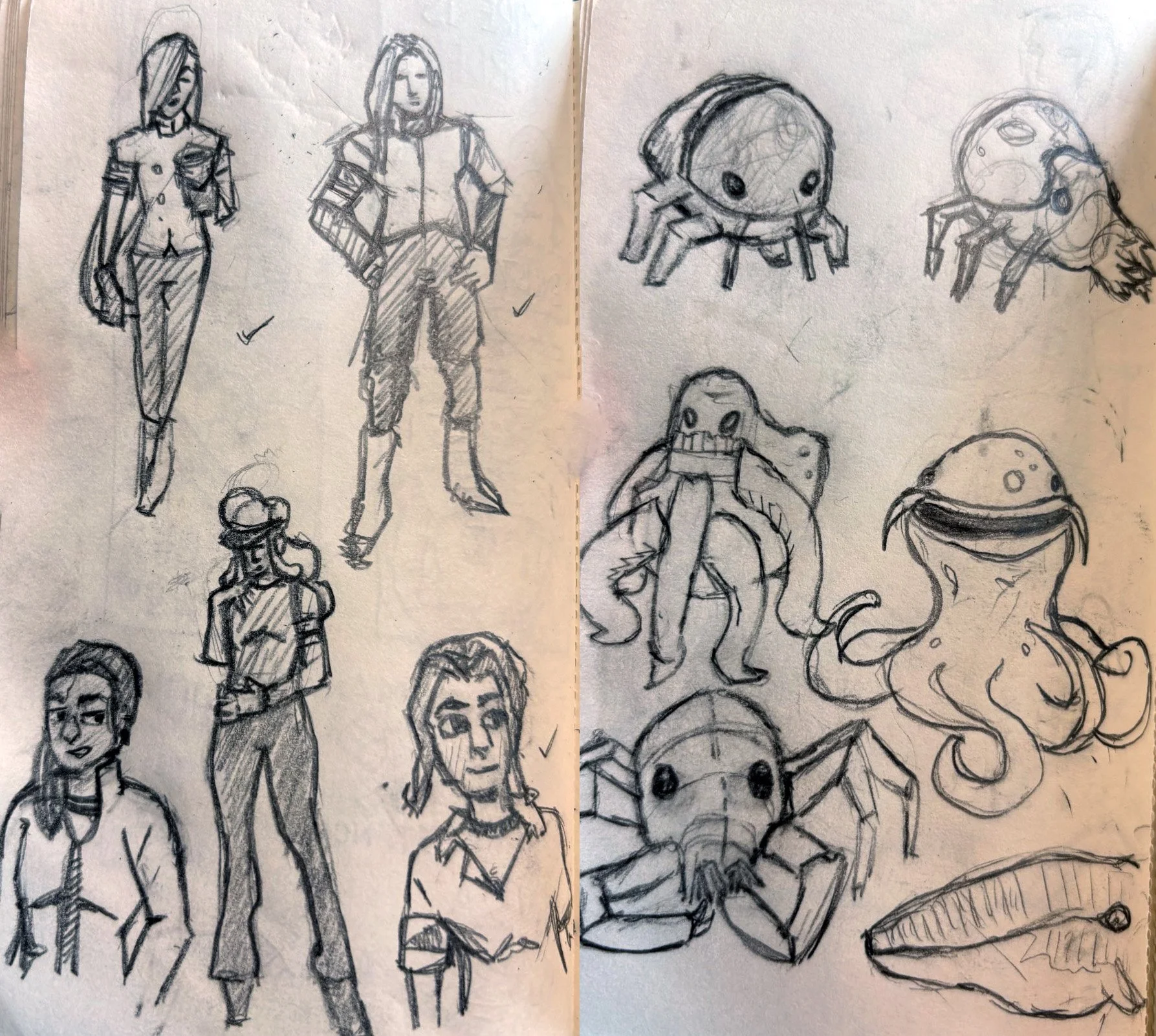 Mire monster and the recruiter!