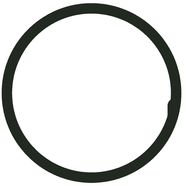 Geometric drawing of an outline square with sections divided by vertical, horizontal, and half circle lines.