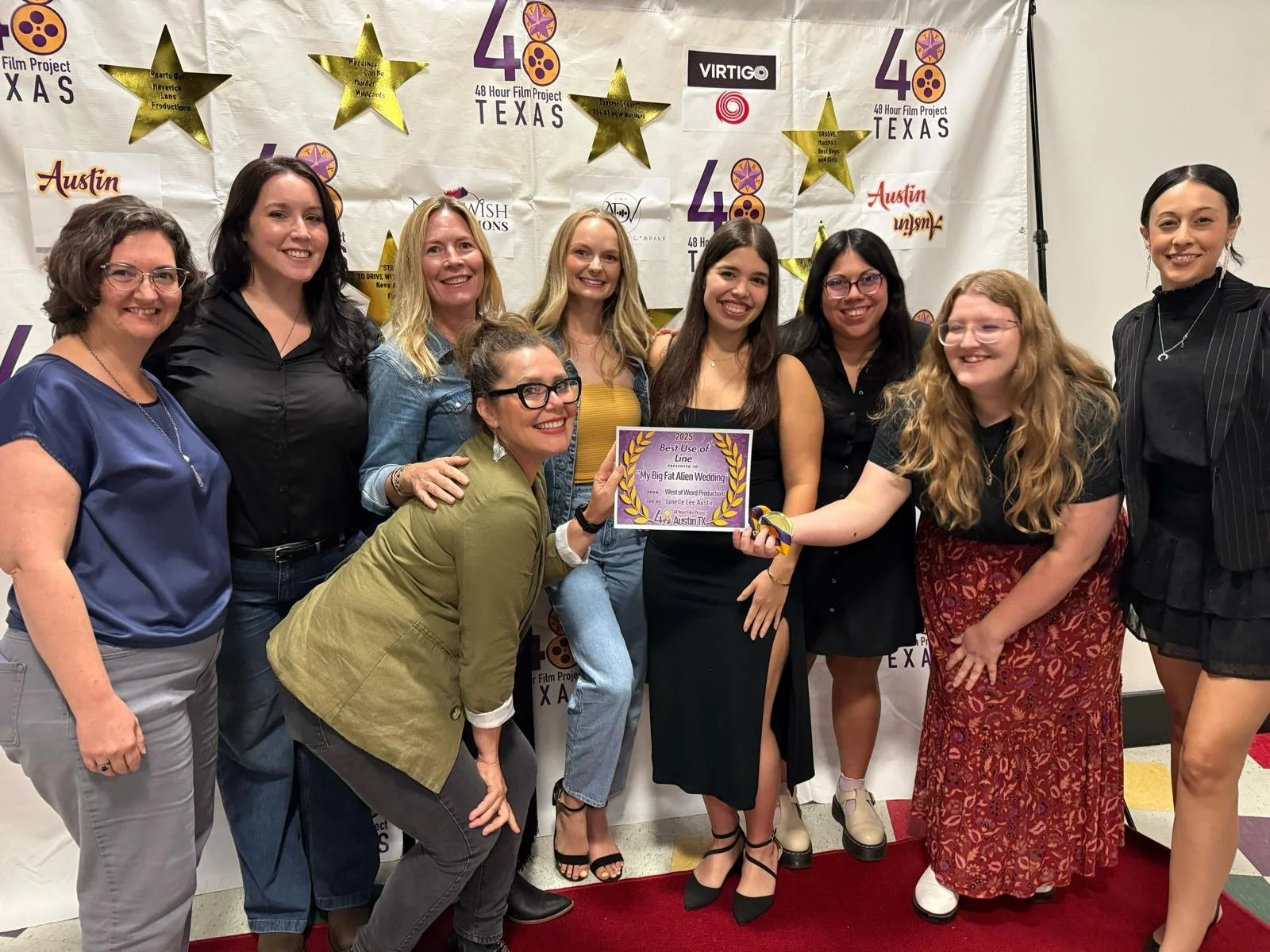 "My Big Fat Alien Wedding" Team
Austin, TX 
Fall 2025