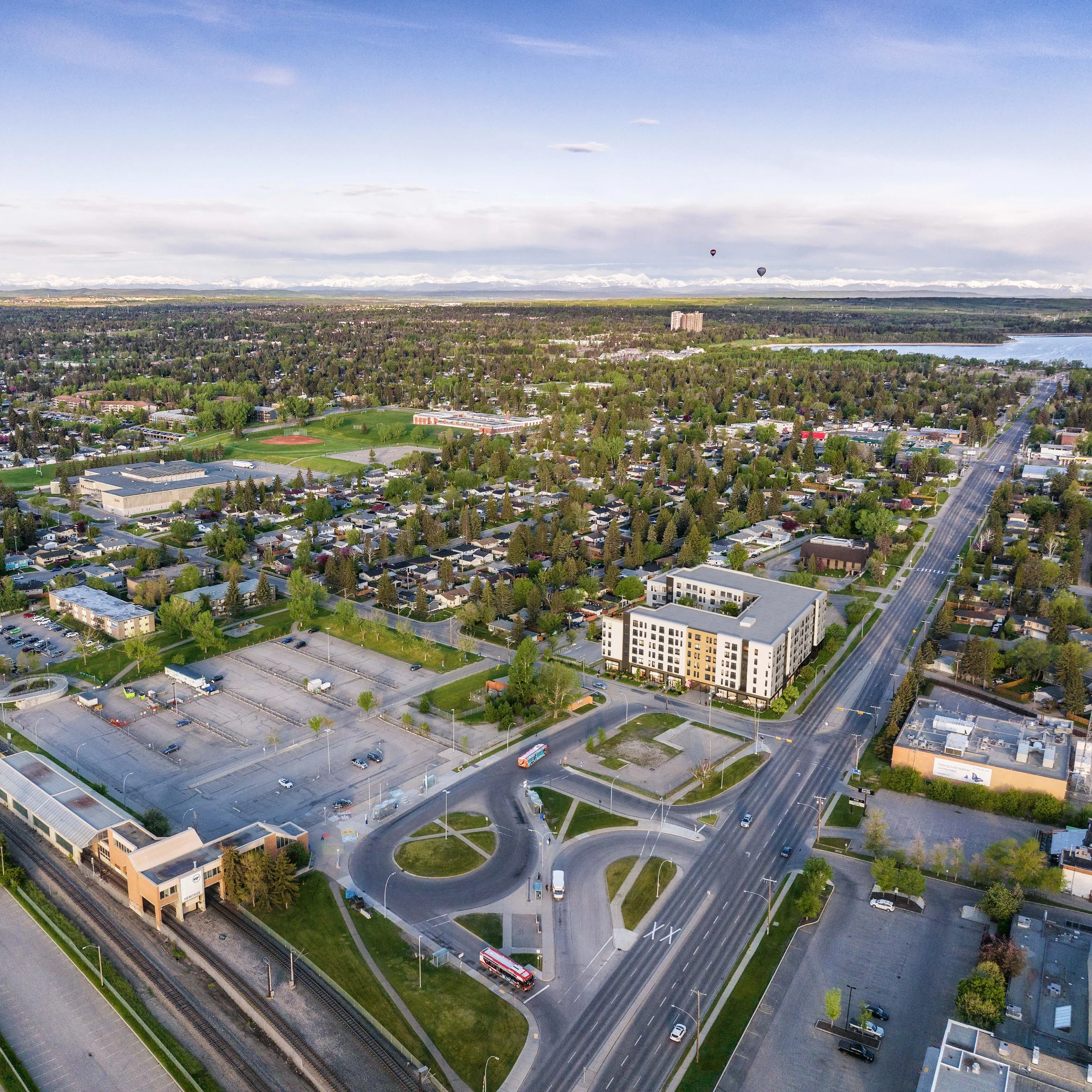 Boro Block - Aerial View