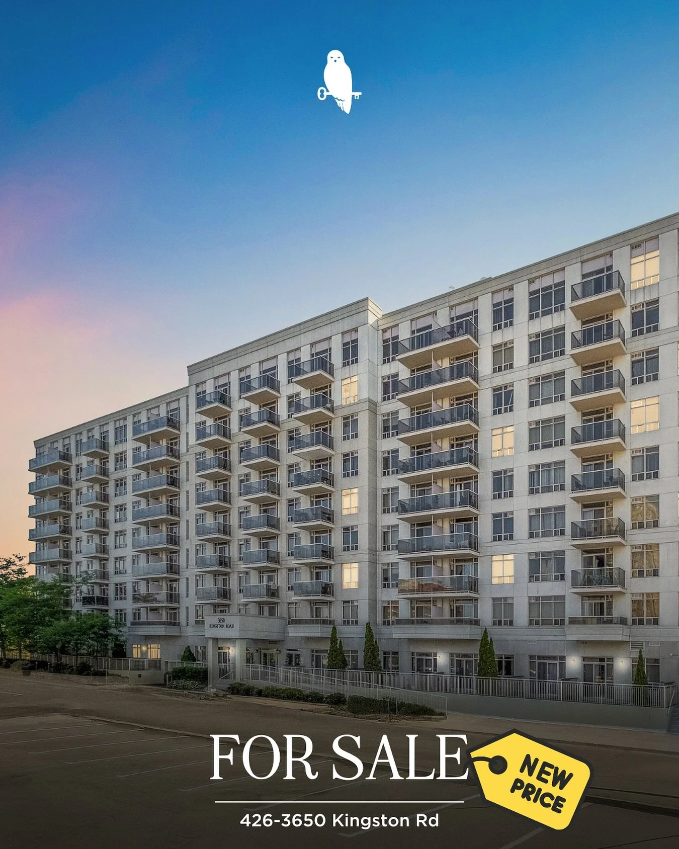 🚨 New Price Alert! 🚨

426-3650 Kingston Rd is now available at a fresh new price, offering even more value for this bright and spacious condo.

✨ 1+den with a smart, versatile layout
✨ Den works as office, nursery, guest room, or hobby space
✨ Unde
