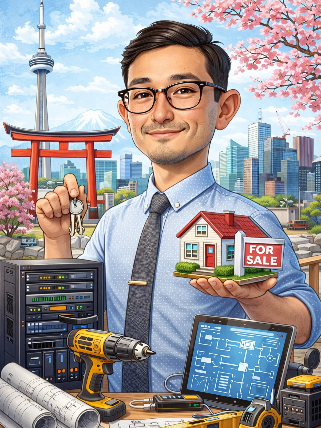 ChatGPT caricature seems about right