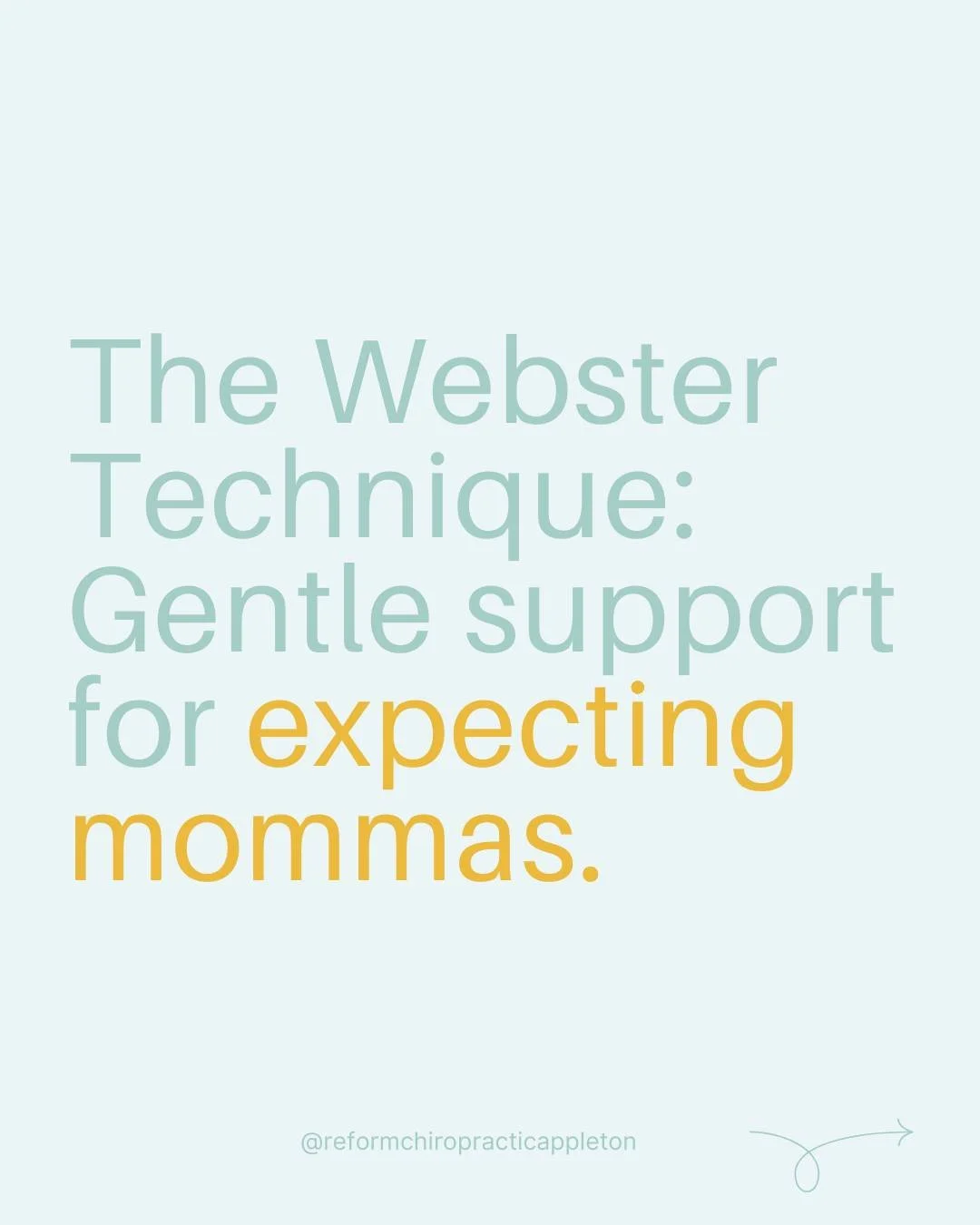 The Webster Technique was specifically made for expecting mommas!

As your body grows and changes rapidly during pregnancy, low back, hip, and pelvic discomfort can make everyday movement feel harder. The Webster Technique is a gentle technique speci