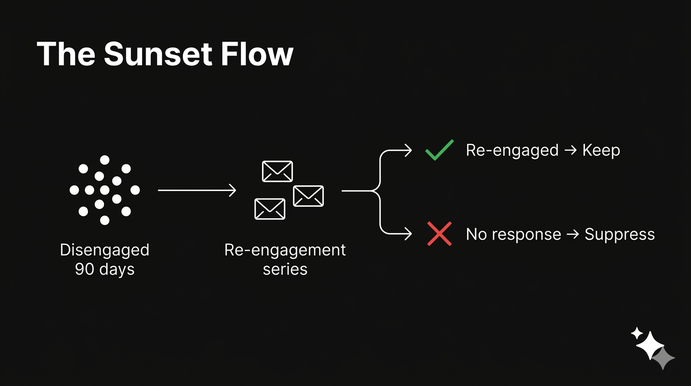 The Klaviyo Sunset Flow That Saves Your Deliverability (and Boosts Revenue)