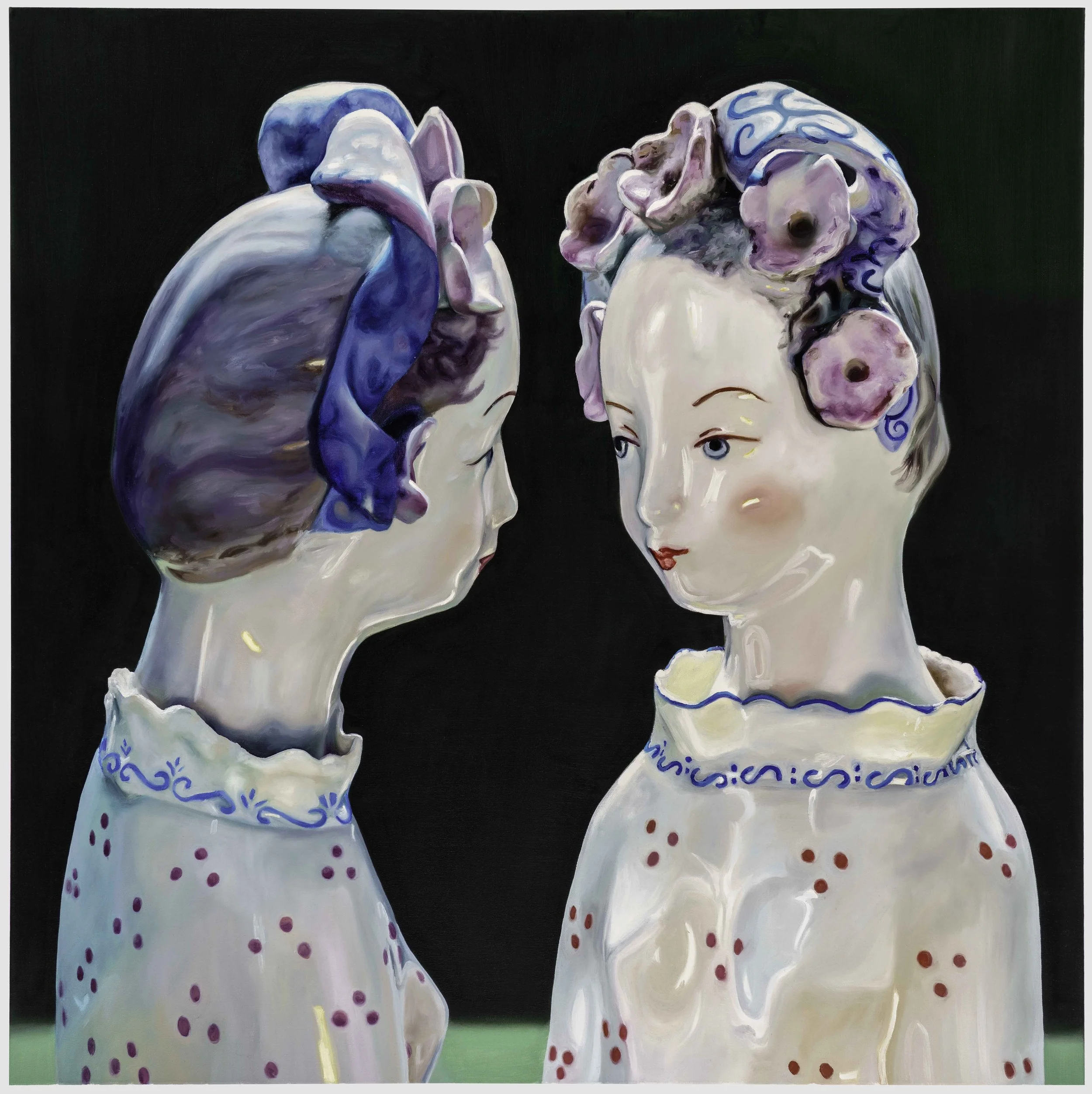 Alter Ego, 2026, oil on linen, 36 x 36 inches, Photo credit: EG Schempf