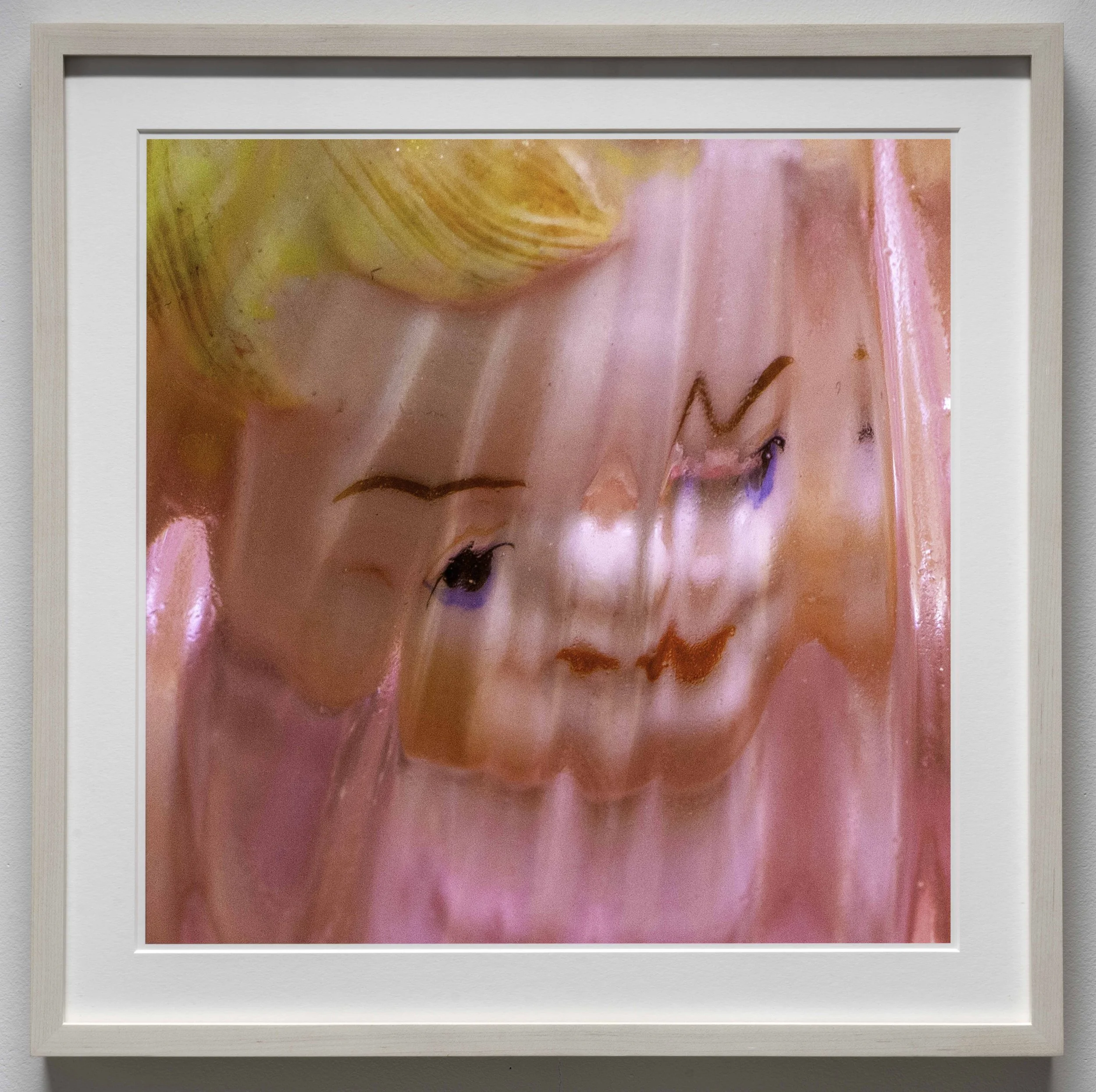 Pink Portrait 3, 2025, framed digital inkjet print, 18 3/4 x 18 3/4 inches, Edition of 5&nbsp;, Photo credit: EG Schempf