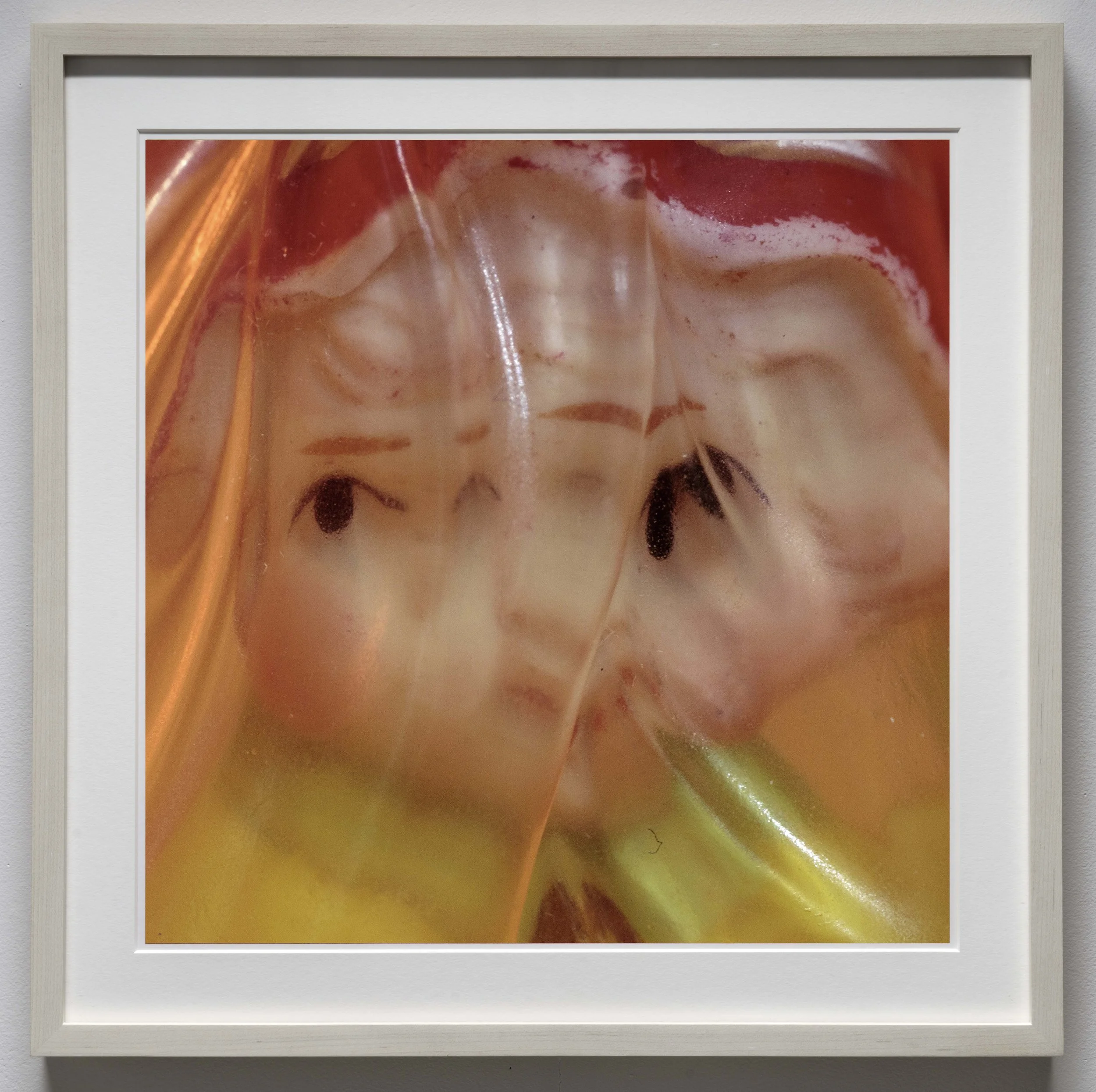 Pink Portrait 7, 2025, framed digital inkjet print, 18 3/4 x 18 3/4 inches, Edition of 5, Photo credit: EG Schempf