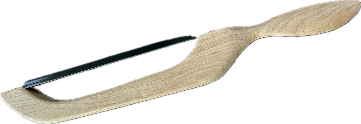 Bow Bread Knife - Cherry