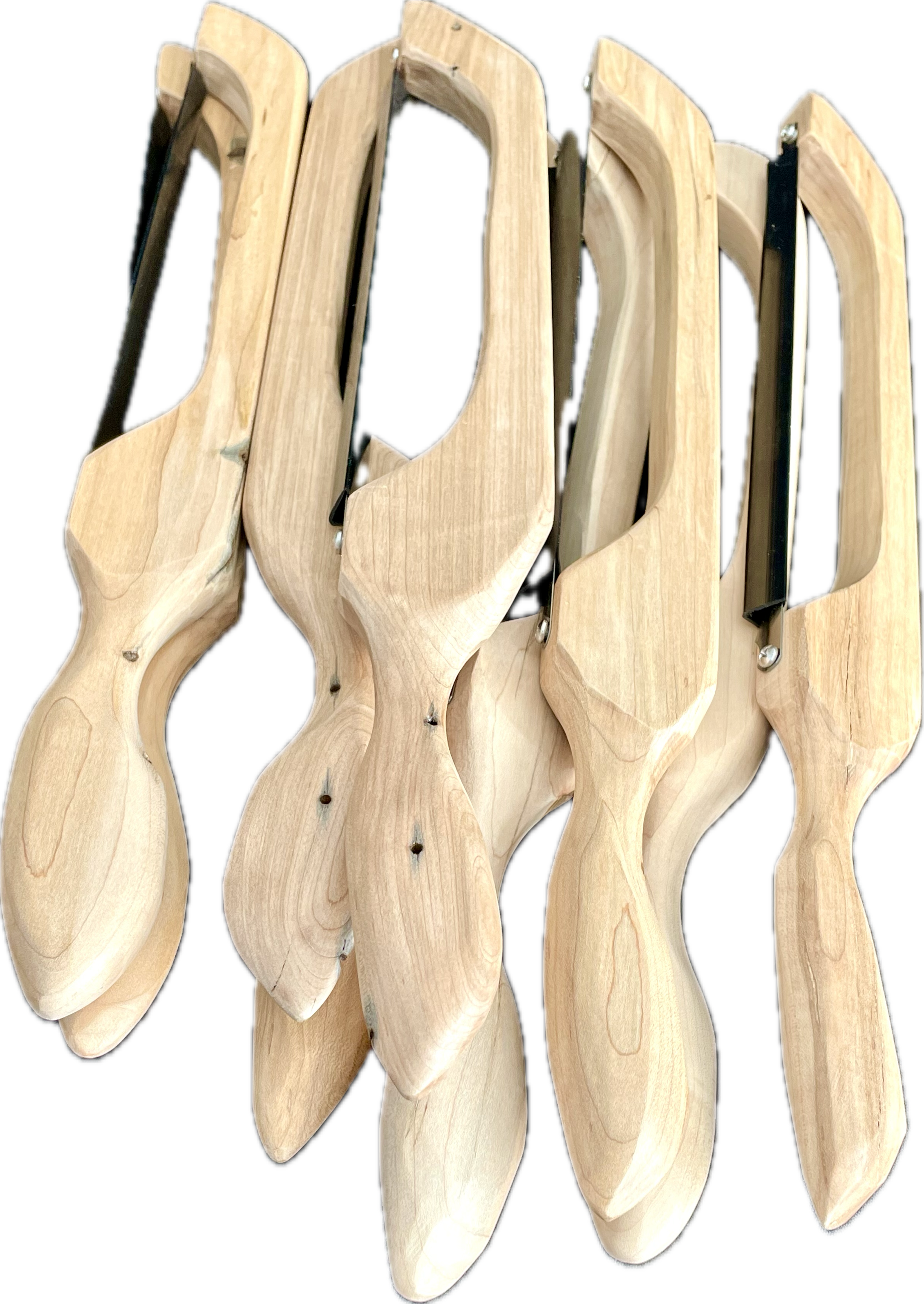 Bow Bread Knife -Maple Salvaged Rustic Style