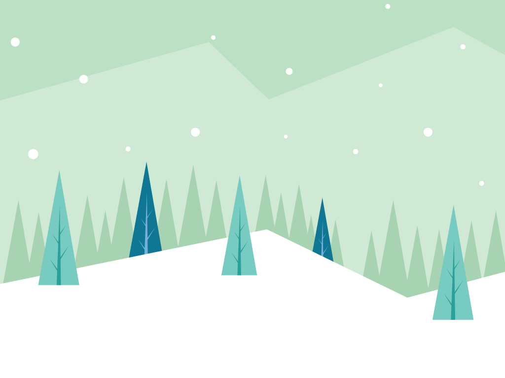 Winter Scene for Kids