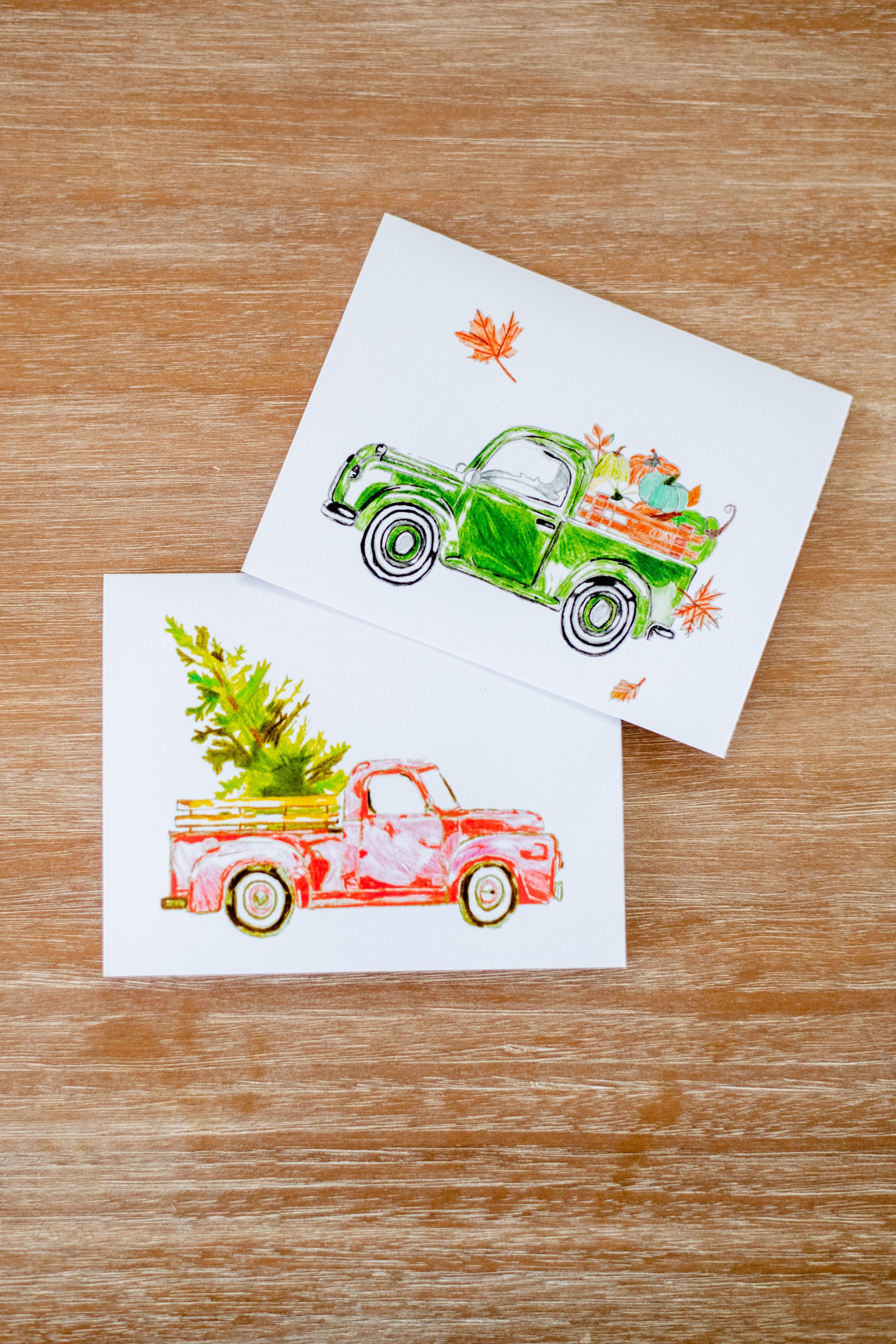 Fall and Winter Truck Set