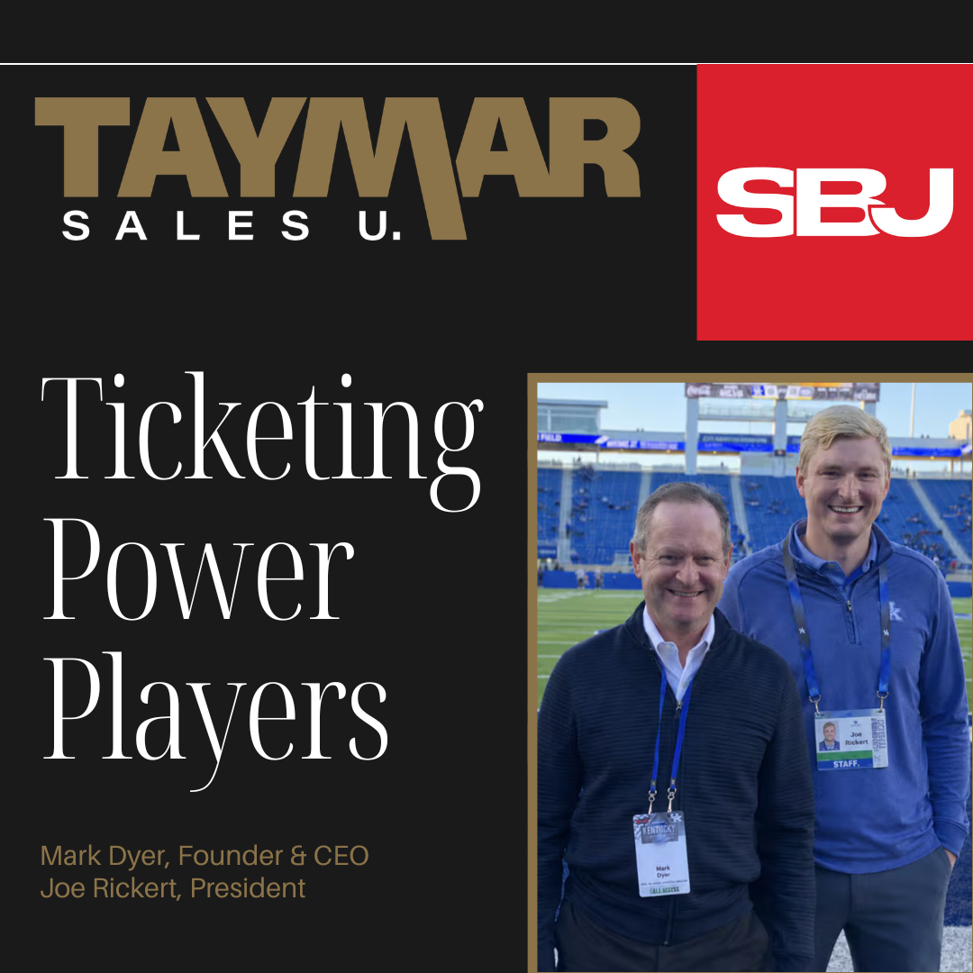 Taymar Named to Sports Business Journal Class of 2026 Power Players: Ticketing