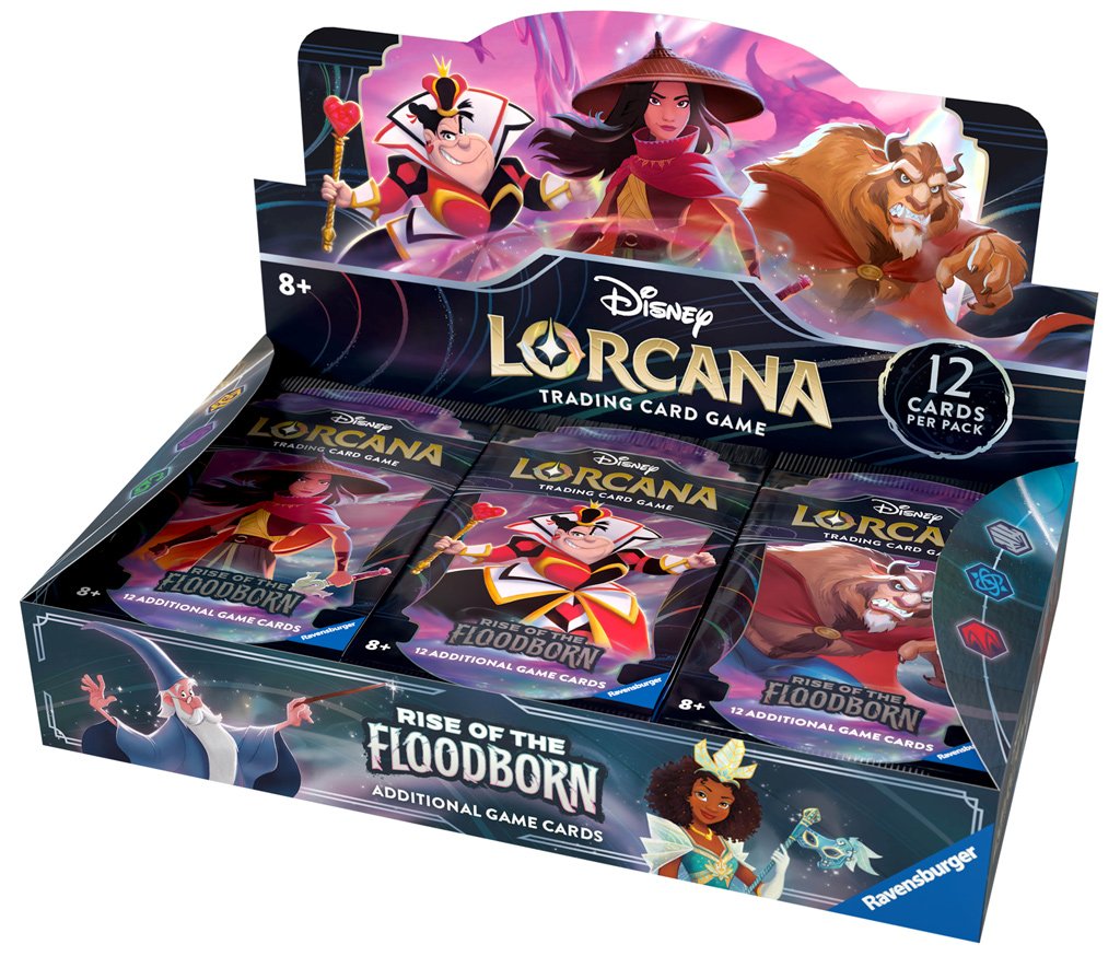 disney lorcana floodborn cards Chapter 2: Rise of the pack 2 different decks Lorcana|TCG- CARD Rise of the Floodborn Release Date Disney Lorcana TCG: Rise of
