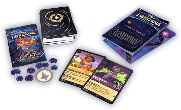 lorcana ursula starter deck Disney Lorcana: Ursula's Return Starter Deck (Sapphire & Steel)– Popular  Universe main image 0