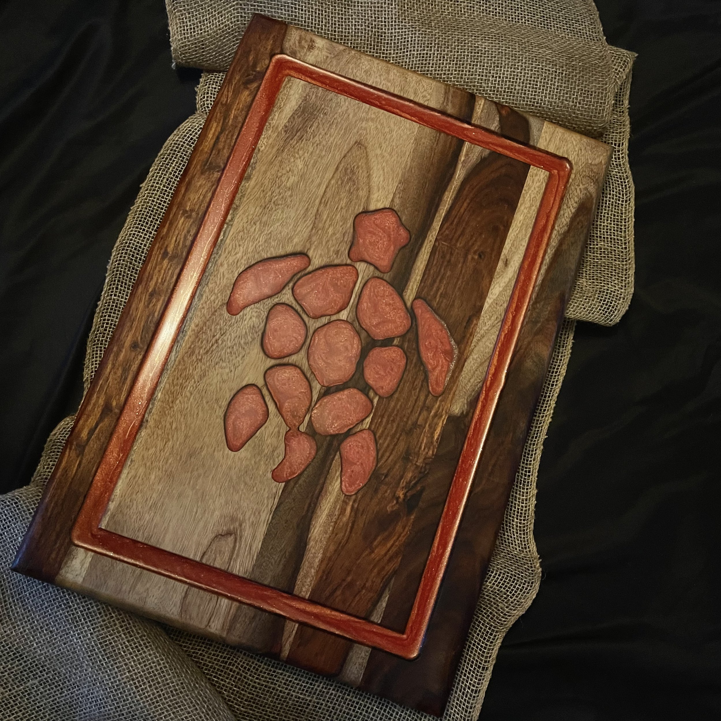 Acacia Carving Board with blood groove