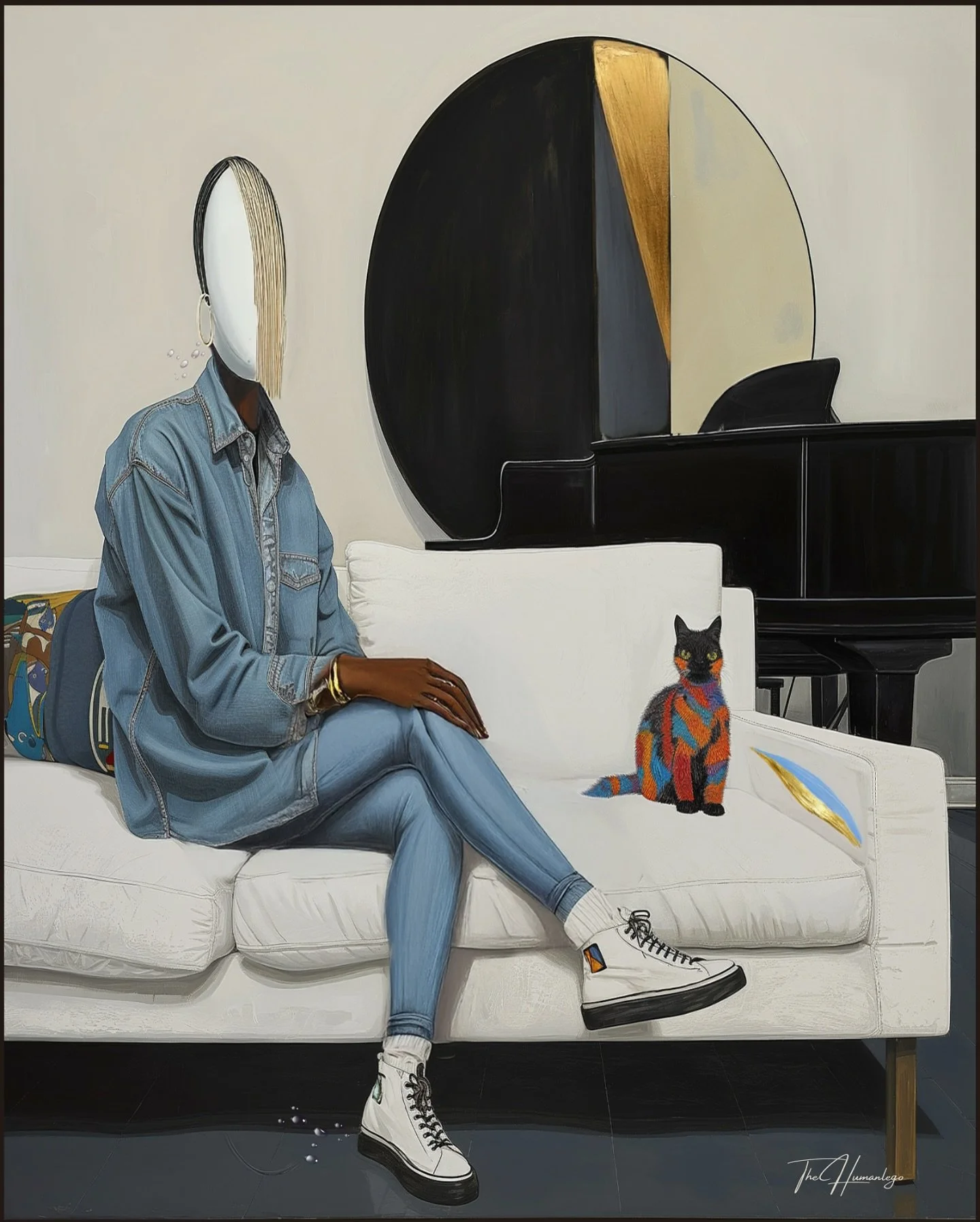 &ldquo;&hellip;𝘚𝘪𝘴𝘵𝘦𝘳 𝘮𝘪, 𝘐 𝘫𝘶𝘴𝘵 𝘨𝘰𝘵 𝘣𝘢𝘤𝘬 😂 - 𝘉𝘦 𝘺𝘰𝘶 𝘵𝘪𝘭𝘭 𝘧𝘶𝘭𝘭&hellip;&rdquo;⁣⁣⁣⁣⁣⁣⁣⁣⁣
⁣⁣⁣⁣⁣⁣⁣⁣⁣⁣
#thehumanlego #theartofstorytelling #storytellingthroughart #artthatspeaks #artcollective #artgalleries #originalart #