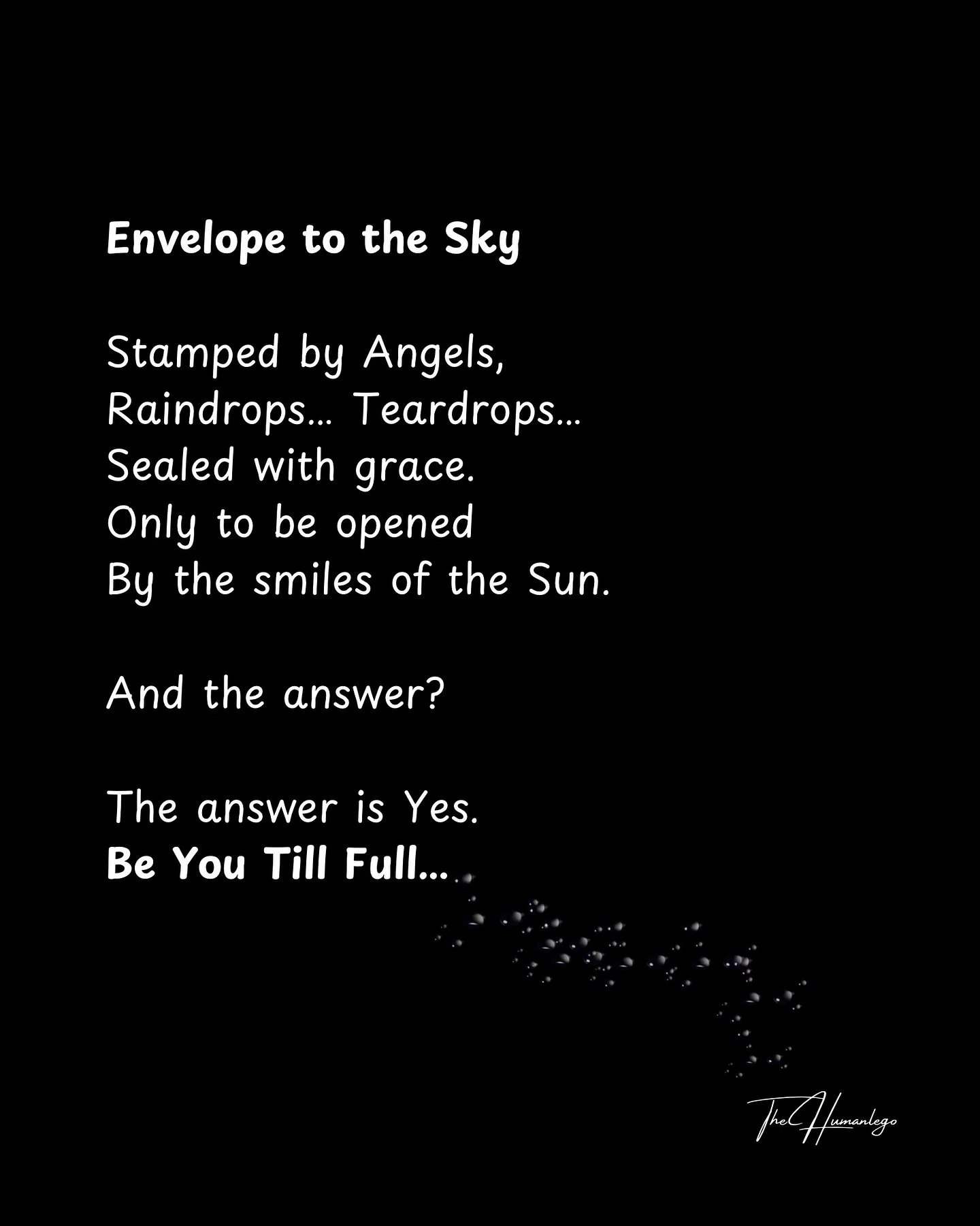Envelope to the Sky - The Power of Prayer #beyoutillfull #bornwinner #burndatfear