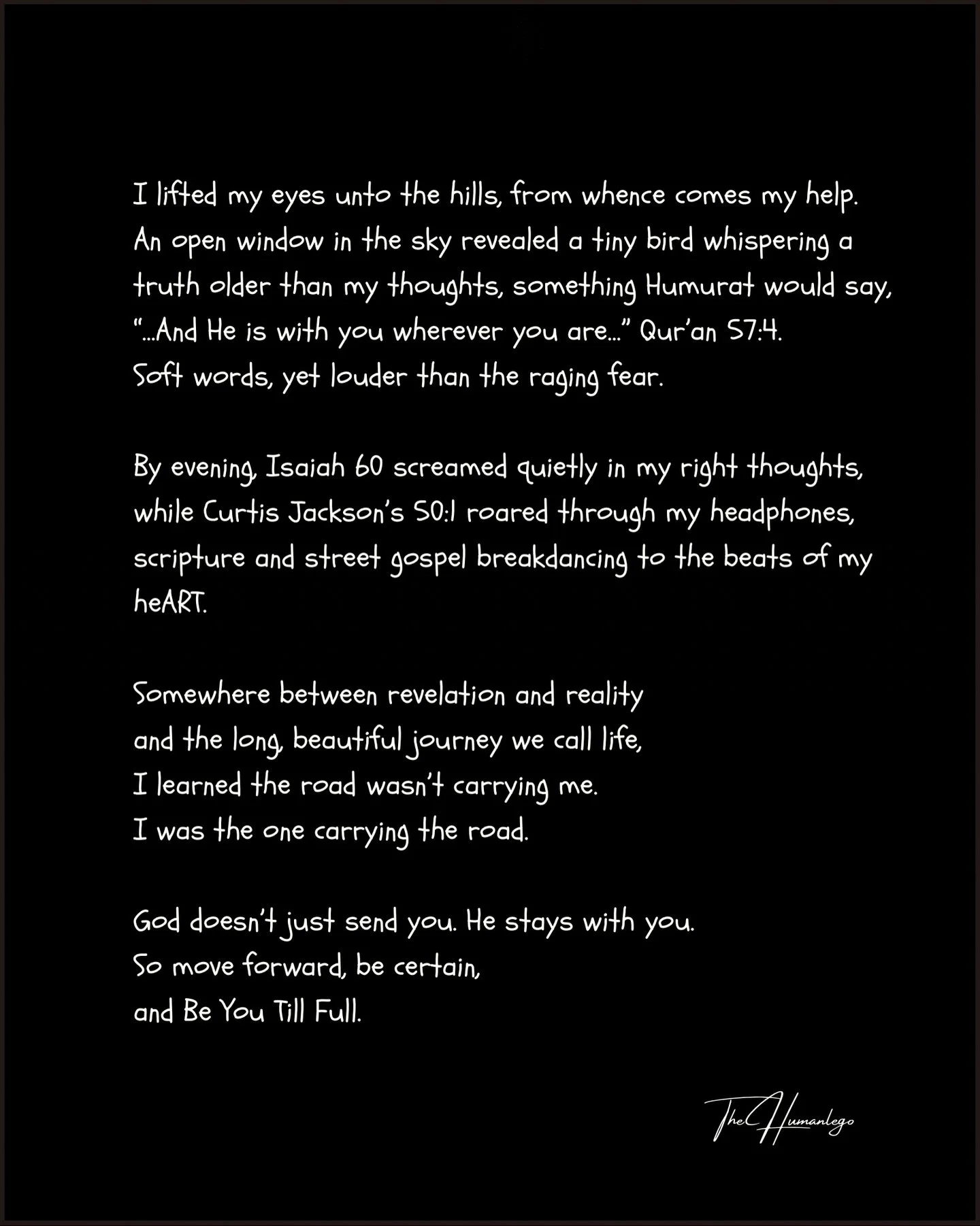 Stories That Touch
Never Let Society Rush You Into Your Greatness
Be You Till Full