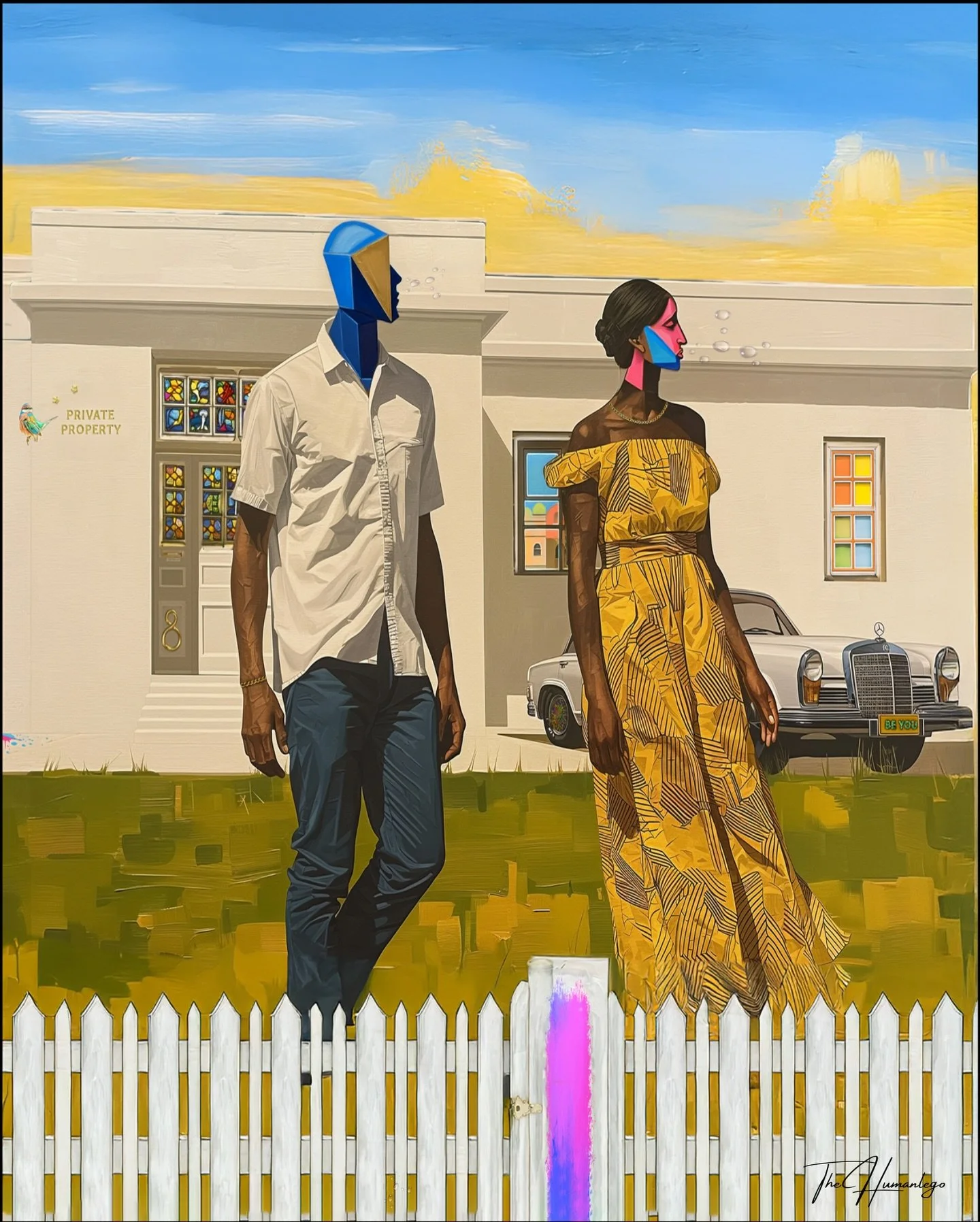 Joseph paused when the message came.
Mary laughed before she understood it.

They already knew the Neighbors would talk,
labels before listening, judgment before truth.
So they kept it quiet.

The house said Private Property for a reason.
Not secrets