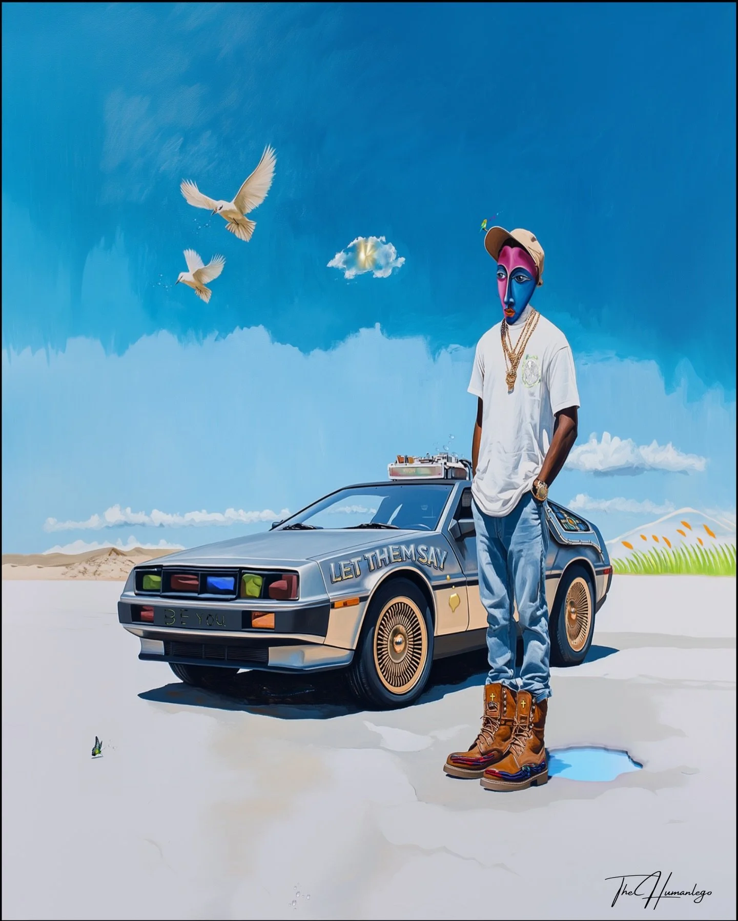 Under an Open Sky, Yesterday&rsquo;s future is the present. Be You Till Full #thehumanlego