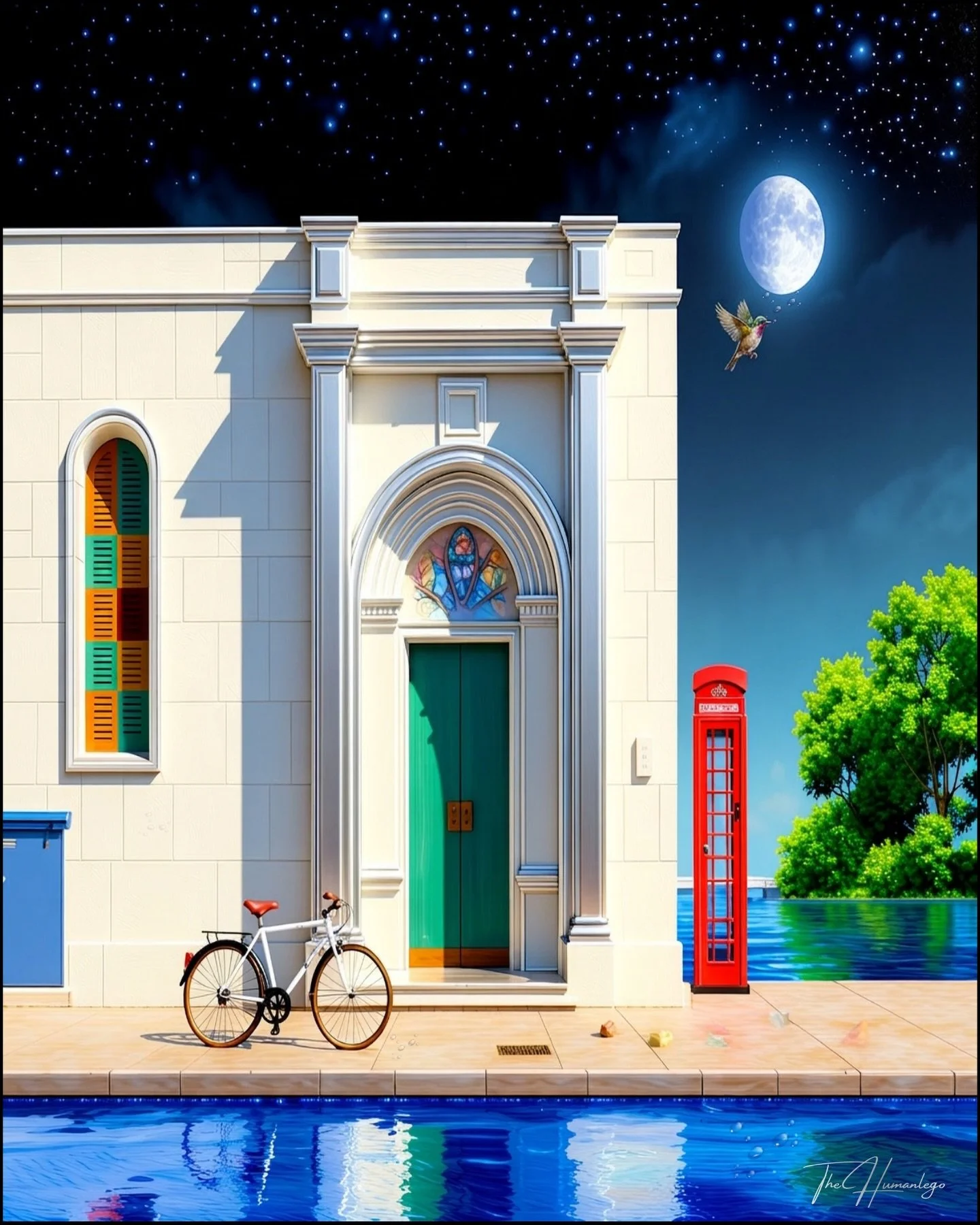 Title: The Silent Knight

The window to self is balanced by many colors, many lines, many possibilities&hellip;

Be You Till Full.