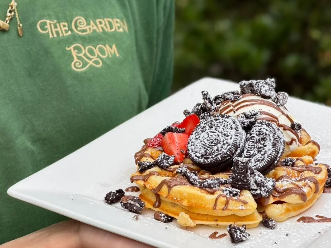 The Garden Room is ready to Wake the Giant! 🌿💚

We&rsquo;ve heard Finn has a bit of a sweet tooth&hellip; so we&rsquo;ve made him a &ldquo;Giant Oreo Waffle&rdquo; to enjoy while he&rsquo;s in Warrenpoint! 🧇🍪

If you&rsquo;ve got what it takes to