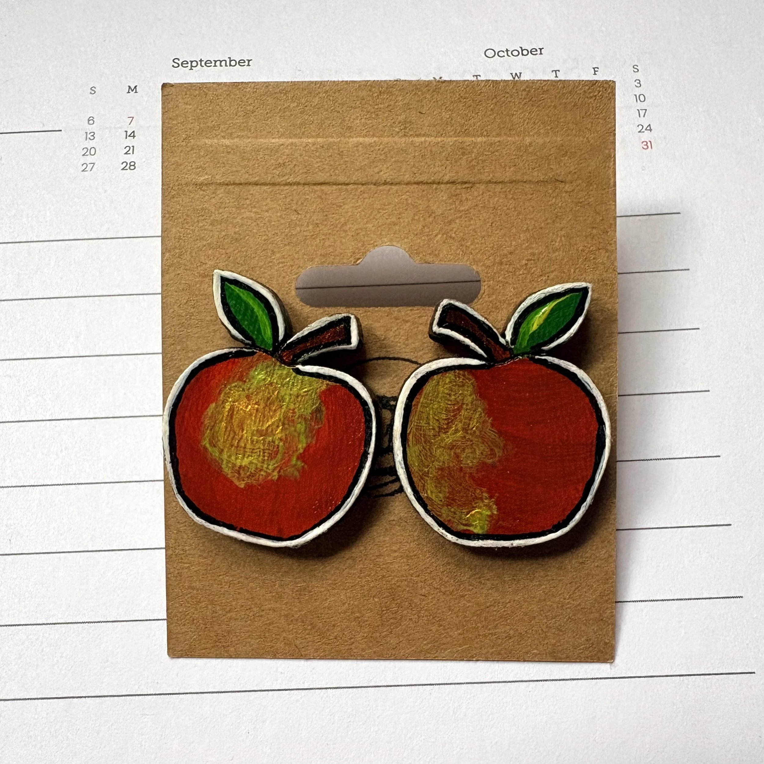 Apple Stud Earrings