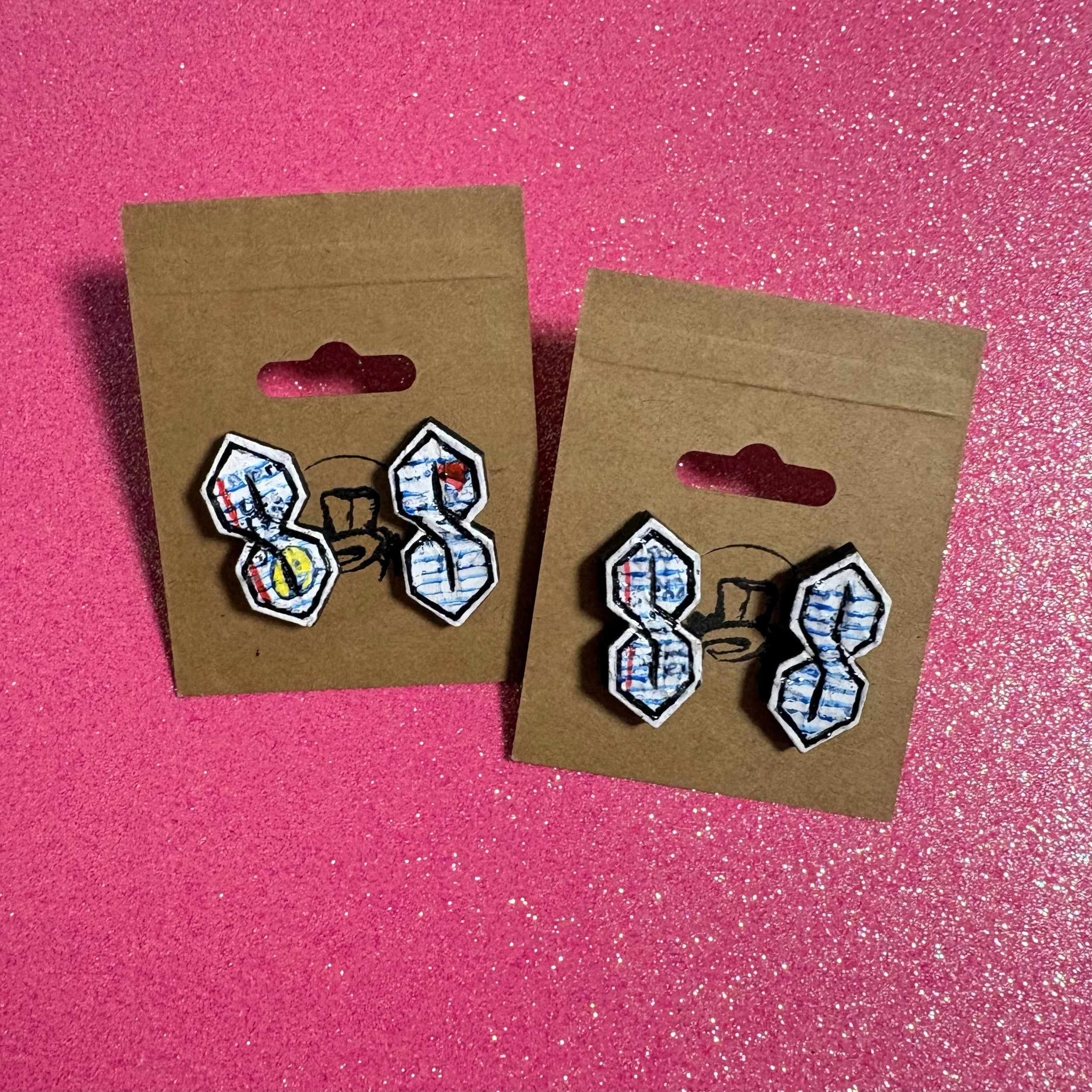 Cool S Thingie Stud Earrings
