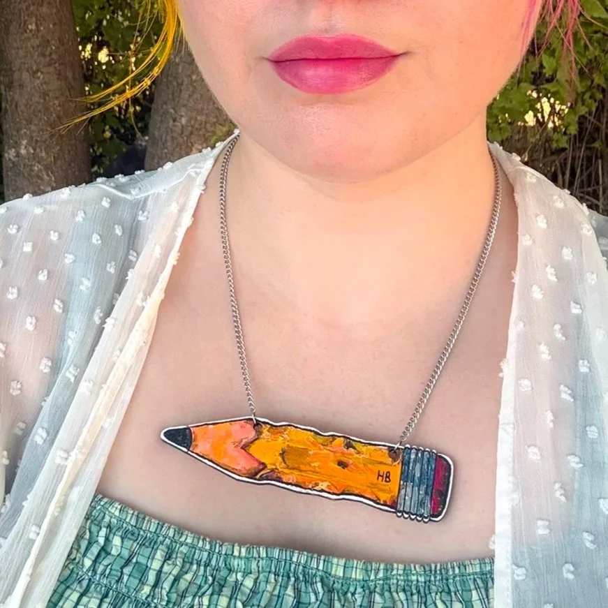 Chewed Pencil Necklace