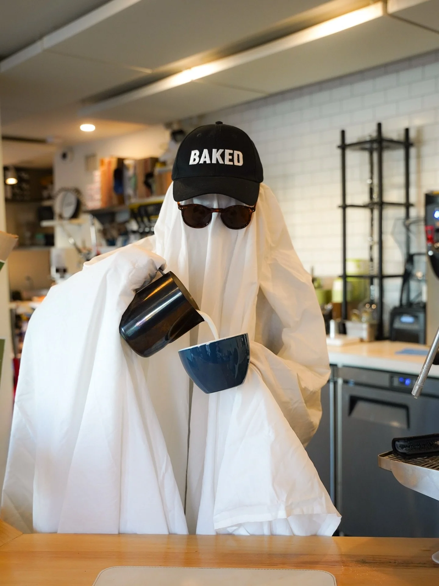 Just sliding in to let you know we’ll be open late today at our shop on Main St for the sip ‘n shop! Come say hello 👻